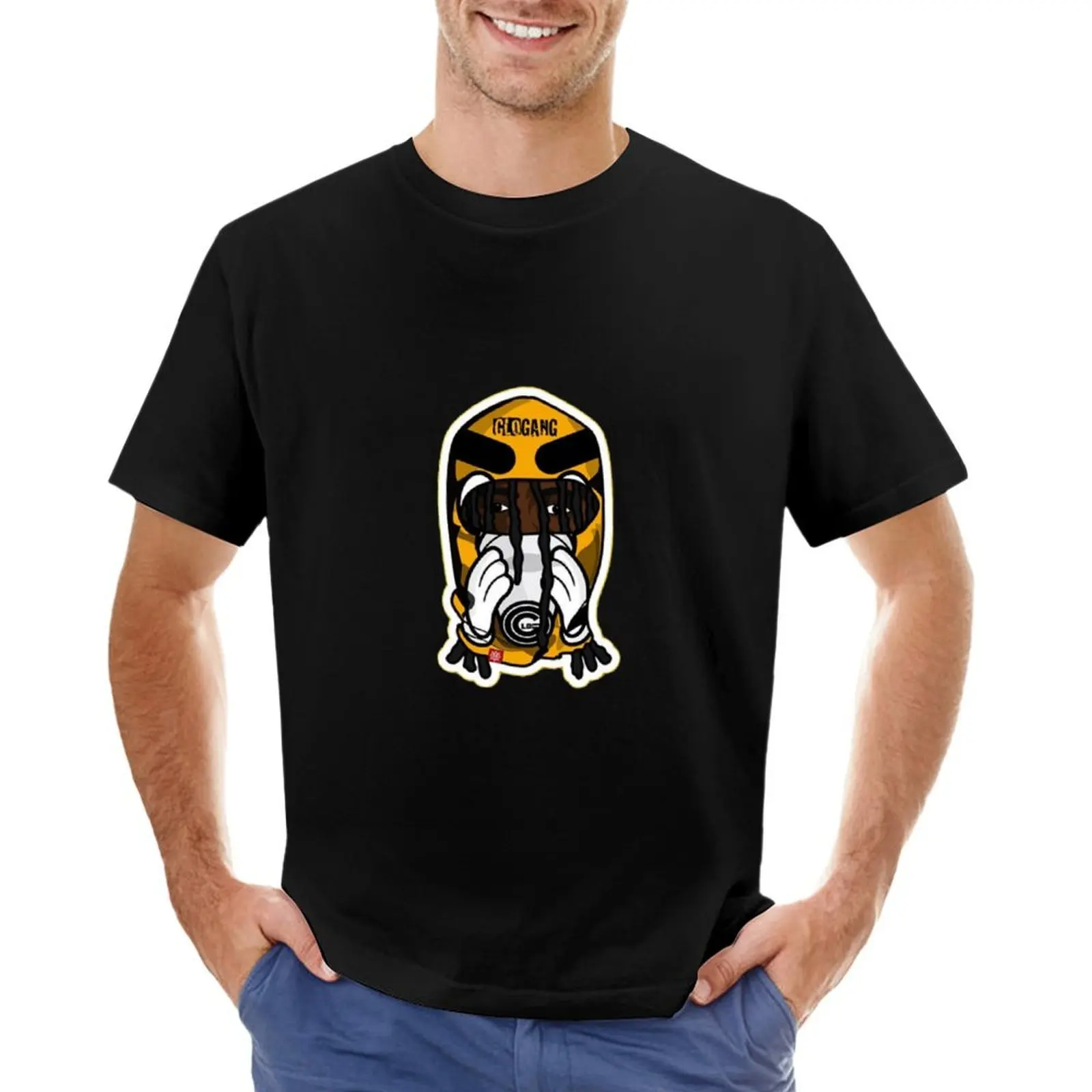 Ski mask - Glo gang T-Shirt Short sleeve tee hippie clothes vintage anime shirt tshirts for men