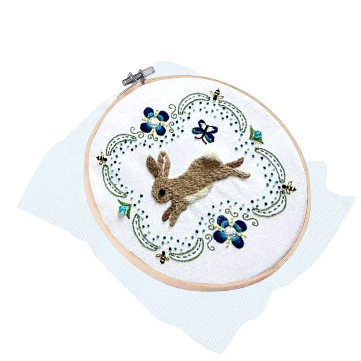 

12Inch Bamboo Embroidery Hoop Circle Frame For Cross Stitch Craft Diy Wood Ring Art Project Handicraft Sewing Tool