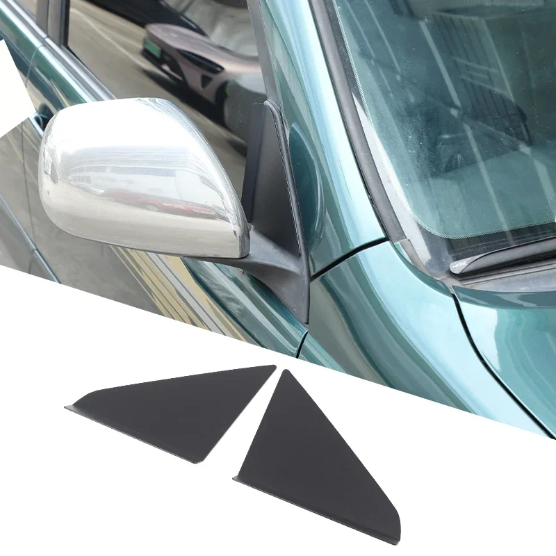 For Toyota Land Cruiser Prado 2003-2009 Aluminum Alloy Car A-Pillar Triangle Spoiler Wind Deflector Trim Panel Accessories
