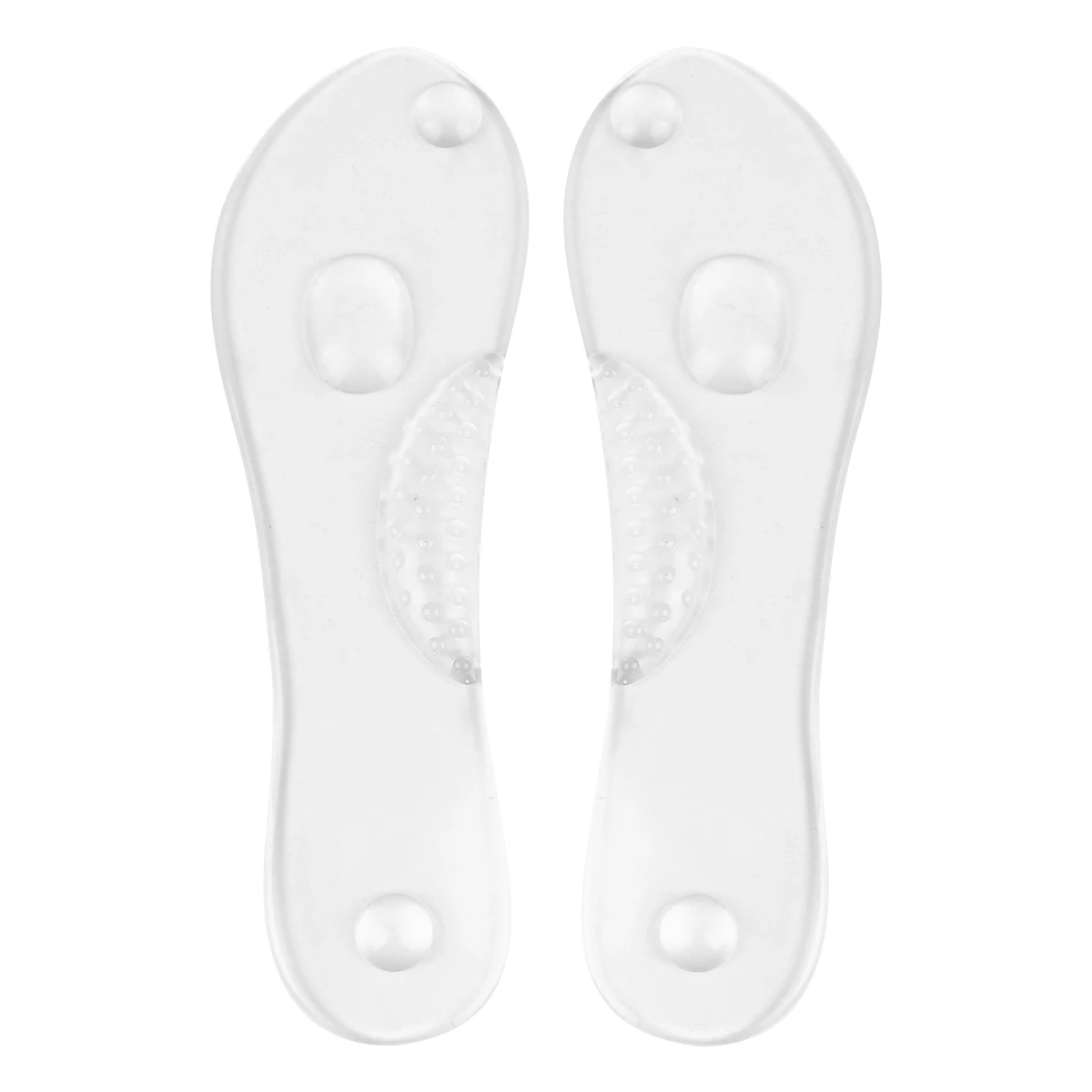 

2 Pairs Silicone Insoles Women High Heels Breathable PU Material Arch Support Cushion Foot Therapy Tool Shoe Inserts Non Slip