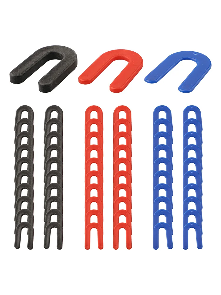 =60PCS Car Lift Mount Leveling Shims Kit Plastic Shims Replacement Parts For=Surface Mount Automotive Repair Tools Accessories