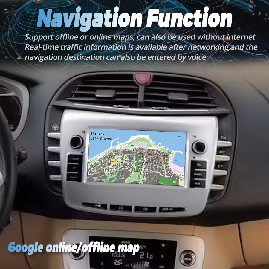 أندرويد 14 ستيريو تلقائي لانسيا دلتا 2009-2019 Carplay نافي الوسائط المتعددة راديو السيارة نظام تحديد المواقع واي فاي وحدة رأس السيارة 4 + 64 جيجابايت carplay