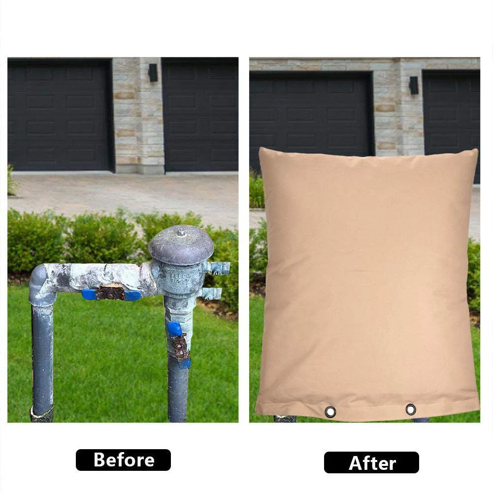 Backflow Preventer Cover 600D Oxford Outdoor Pipe Insulation 43 53cm Suitable for Water Well Pumps and Sprinklers