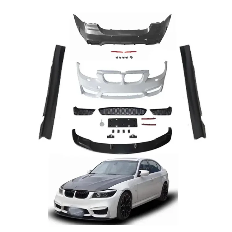 

High Quality E90 M3 M4 Style Body KitS Hood Fender Front Rear Bumper Lip Body Kit for E90 E92 E932005-2012