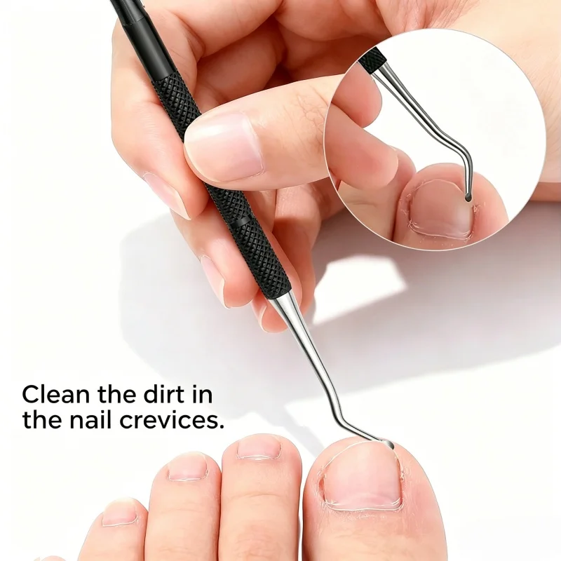 4pcs Heavy-Duty Pedicure Kit Forged from Stainless Steel with Finely Sharpened Blades Shock-Absorb Non-Slip Handle
