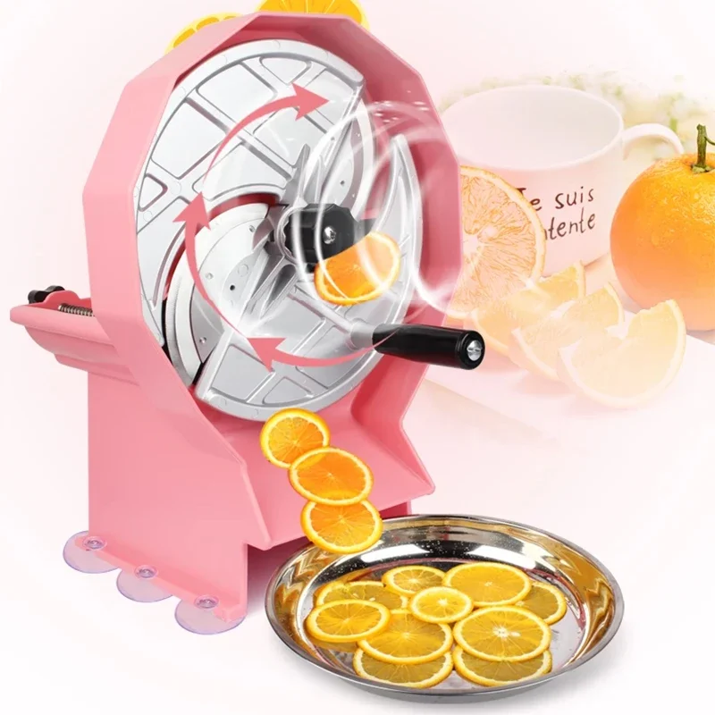 Home-Use Manual Vegetable, Fruit, and Lemon Slicer; Potato Chip Slicer; Commercial Kitchen Potato Chip Processing Equipment