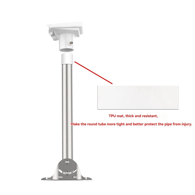 อะแดปเตอร์ท่อสําหรับ Starlink Gen 3 กันน้ํารอบหลอดพลาสติกเสาอากาศวงเล็บหลังคา Wall Mount Holder