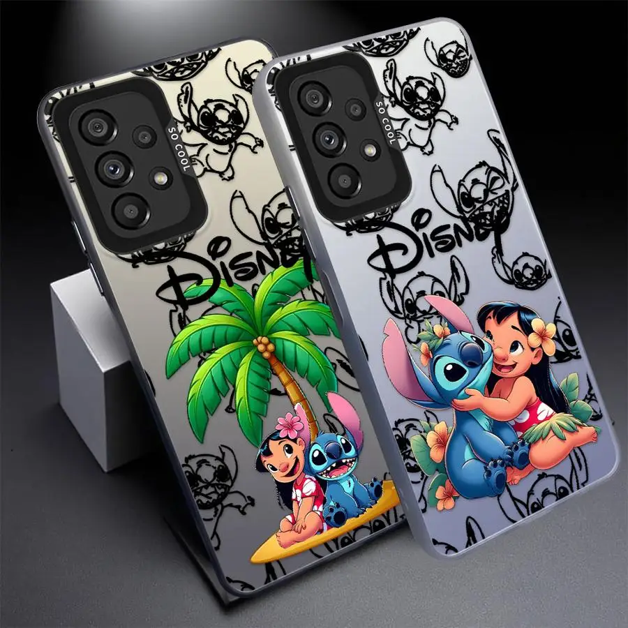ディズニースティッチケース Samsung Galaxy A51 A56 A53 A73 A71 A72 A52 A54 A26 A36 A35 A55 ソフトシェル用