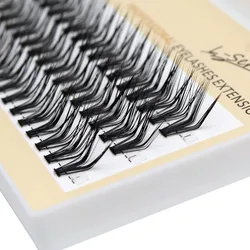 Premium 30D L Curl Cluster Eyelash Extension Foxy Eyes Cat Look Natural Individual Eyelashes Bunches Makeup Tool Lashes Cilia