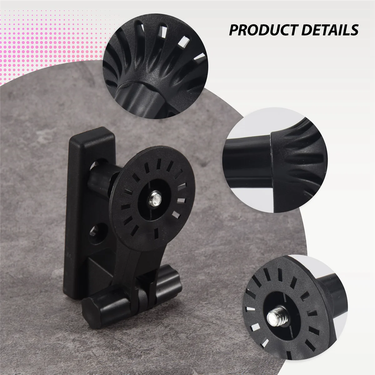 Wall Mount Bracket Cam Storage Stand Holder 180 Degree Adjustable For Cloud Camera 291 Series Wifi Home Security Camara(Black)