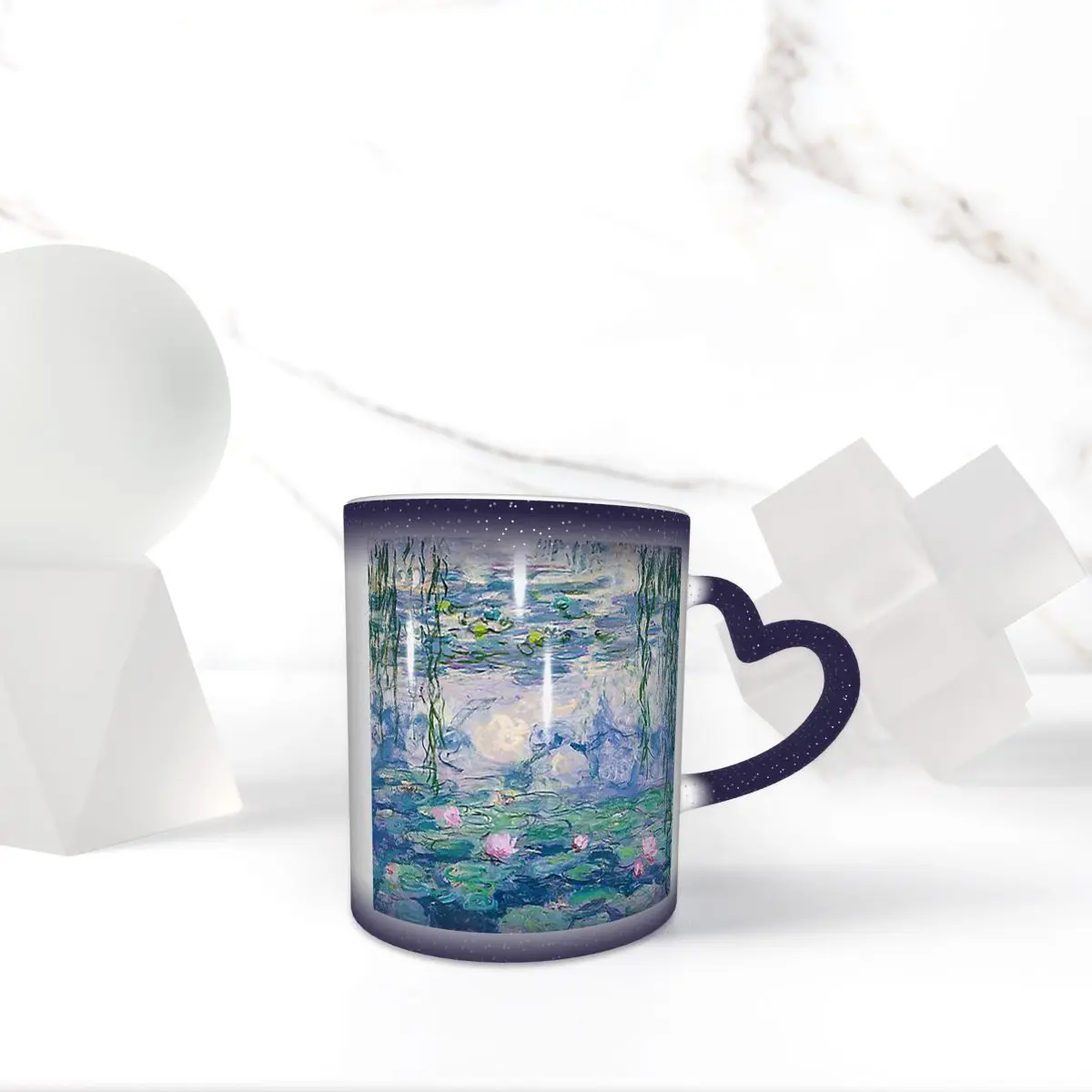 

Water Lilies Claude Monet Fine A Mug Funny Ceramic Coffee Cups Tea Mugs Milk Cup Drinkware Gift for Friends