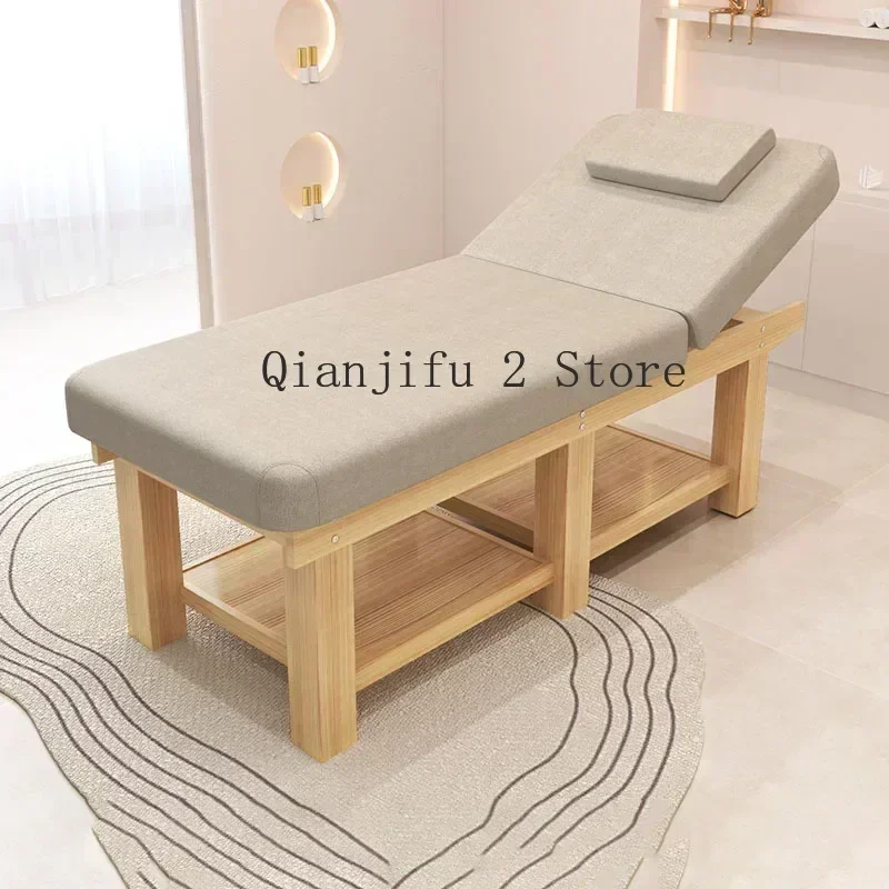 Massage Folding Cama Beauty Mattresses Couch Wooden Tattoo Lash Salon Bed Full Body Cama Dobravel Beauty Furniture LJ50MB