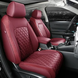 Custom Fit Car Accessories Seat Covers 5 Seats PU Leather for Honda CRV Fit Accord Civic Passport Crosstour Ridgeline HRV