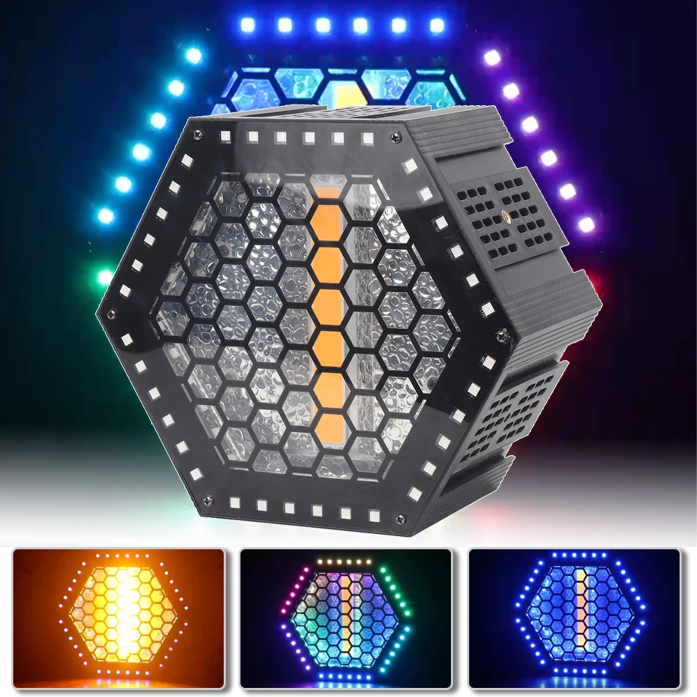 

Лампа-Стробоскоп NEW1x100w с монолитным блоком светодиодов 76 RGB 5050, стробоскоп в стиле ретро, сценический стробоскоп, модель DMX512, 6 каналов управления, для дискотеки, цвет диджея, винтажное украшение