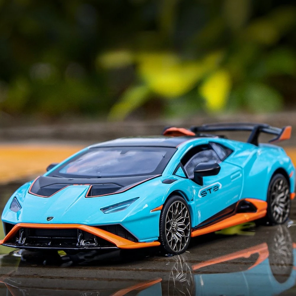 

1:32 Huracan STO Alloy Sports Car Model Ornament Toy Gift Diecast Alloy Car Model Collectible