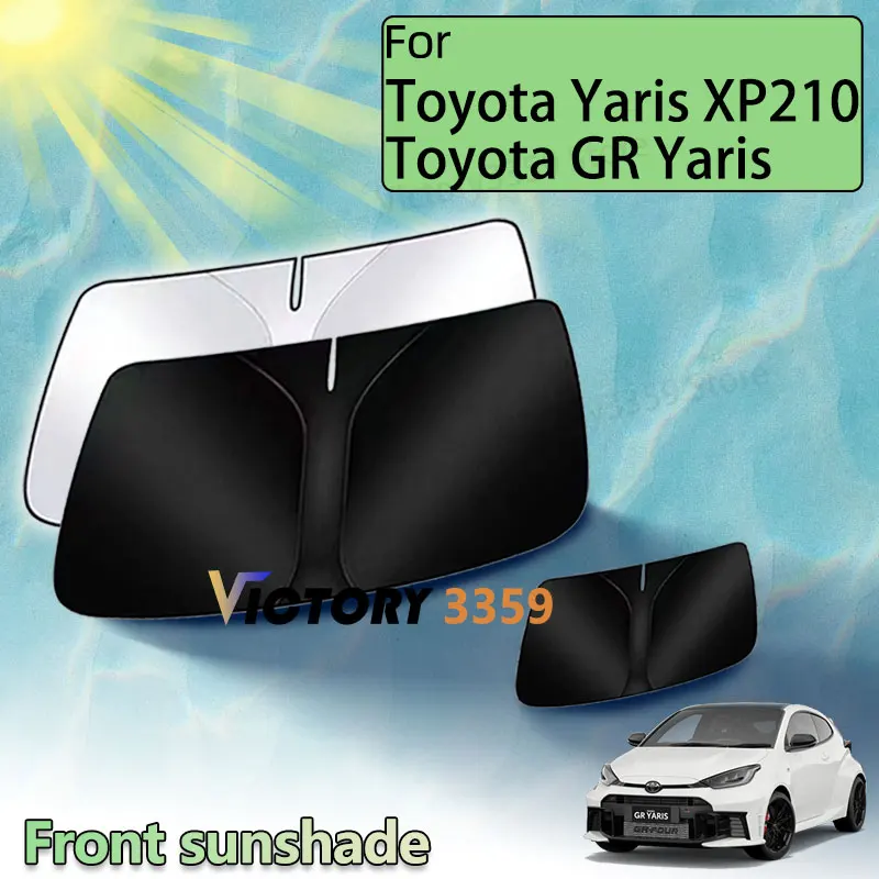 Передние солнцезащитные козырьки для Mazda2 Hybrid Toyota GR Yaris 2025 2021-2026 XP210 210, аксессуары, детали для защиты от ультрафиолета лобового стекла