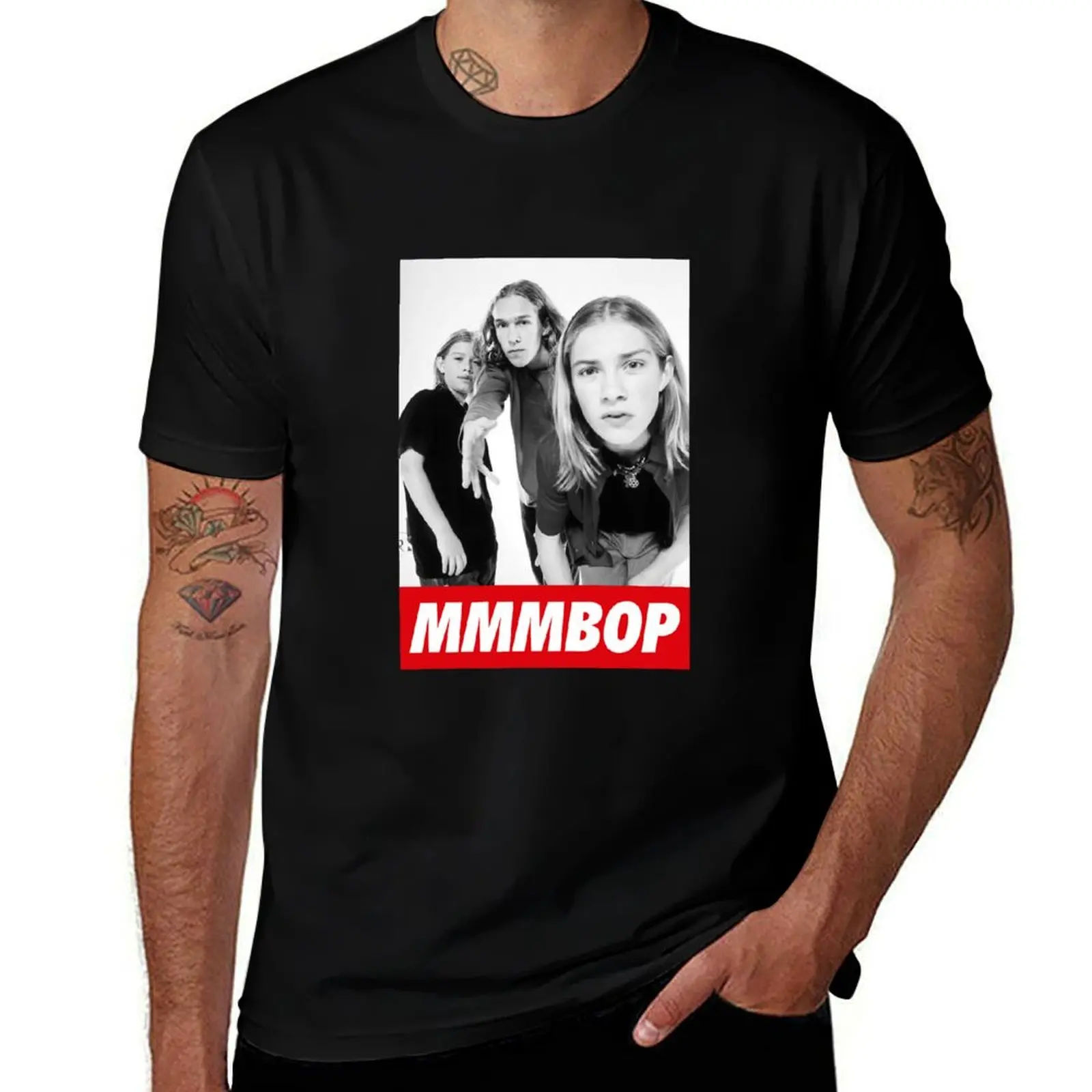 

HANSON BOY BAND Mmmbop T-Shirt t shirts for man pack cotton t shirt man cotton anime t shirts for man T-shirt