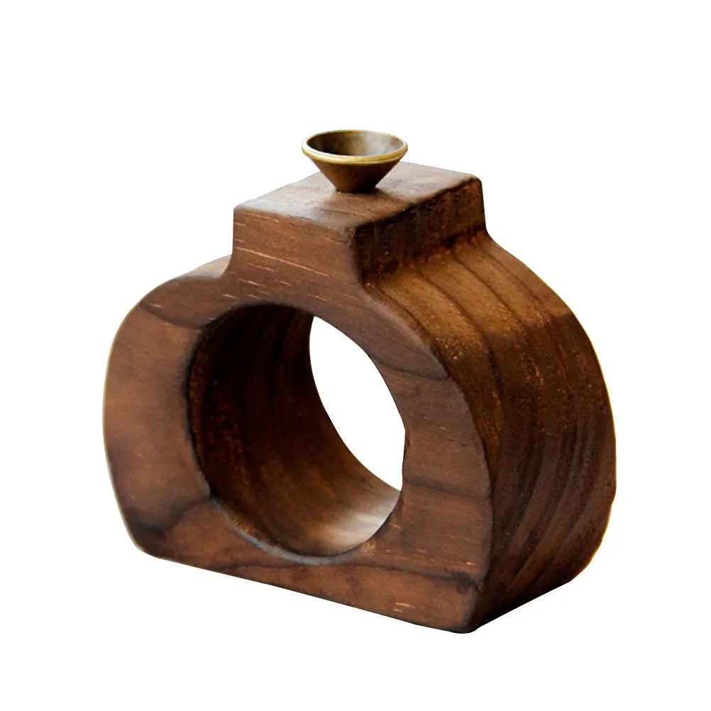 

Wooden Backflow Incense Burner For Cone Smoke Waterfall Aromatherapy Relaxation Essential Oil Diffuser Home Office Yoga