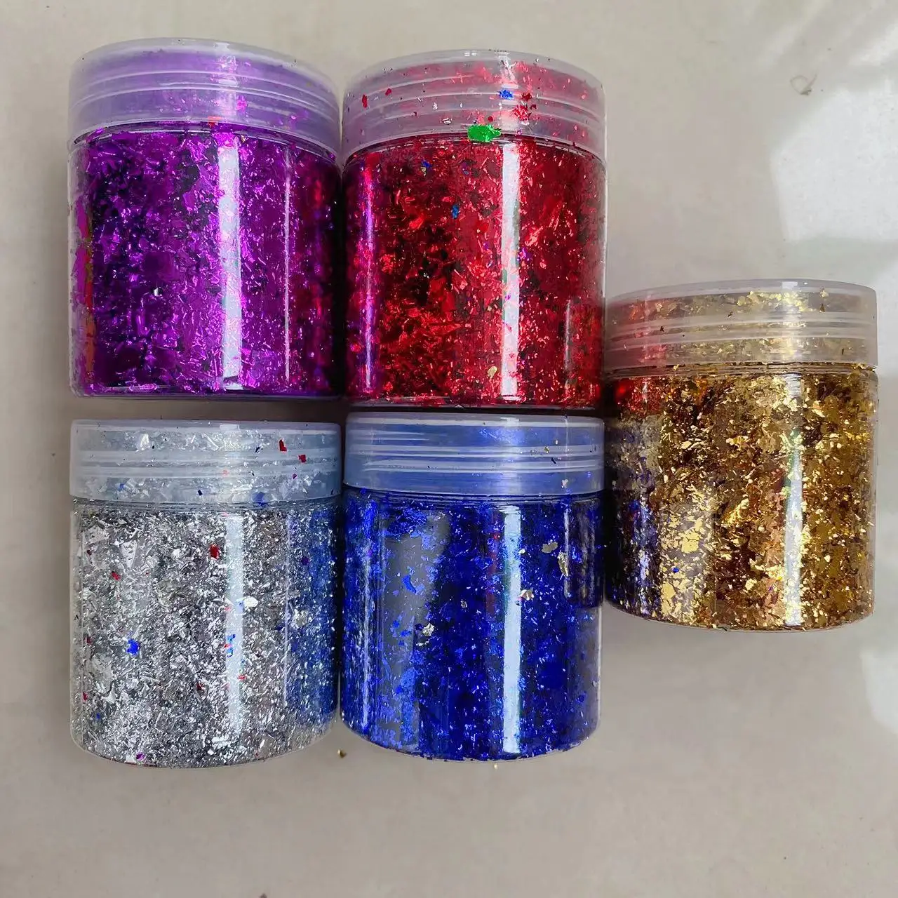 4g Carbon Fiber DIY Chopped Carbon Fiber Short Cut Forging Plastic Color Glitter Chips Pieces