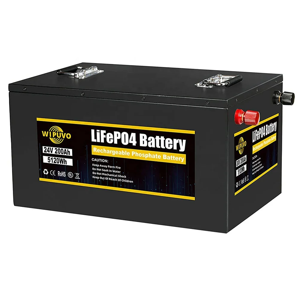 24v lithium battery deep cycles LiFePO4 24volt 200ah battery for solar system