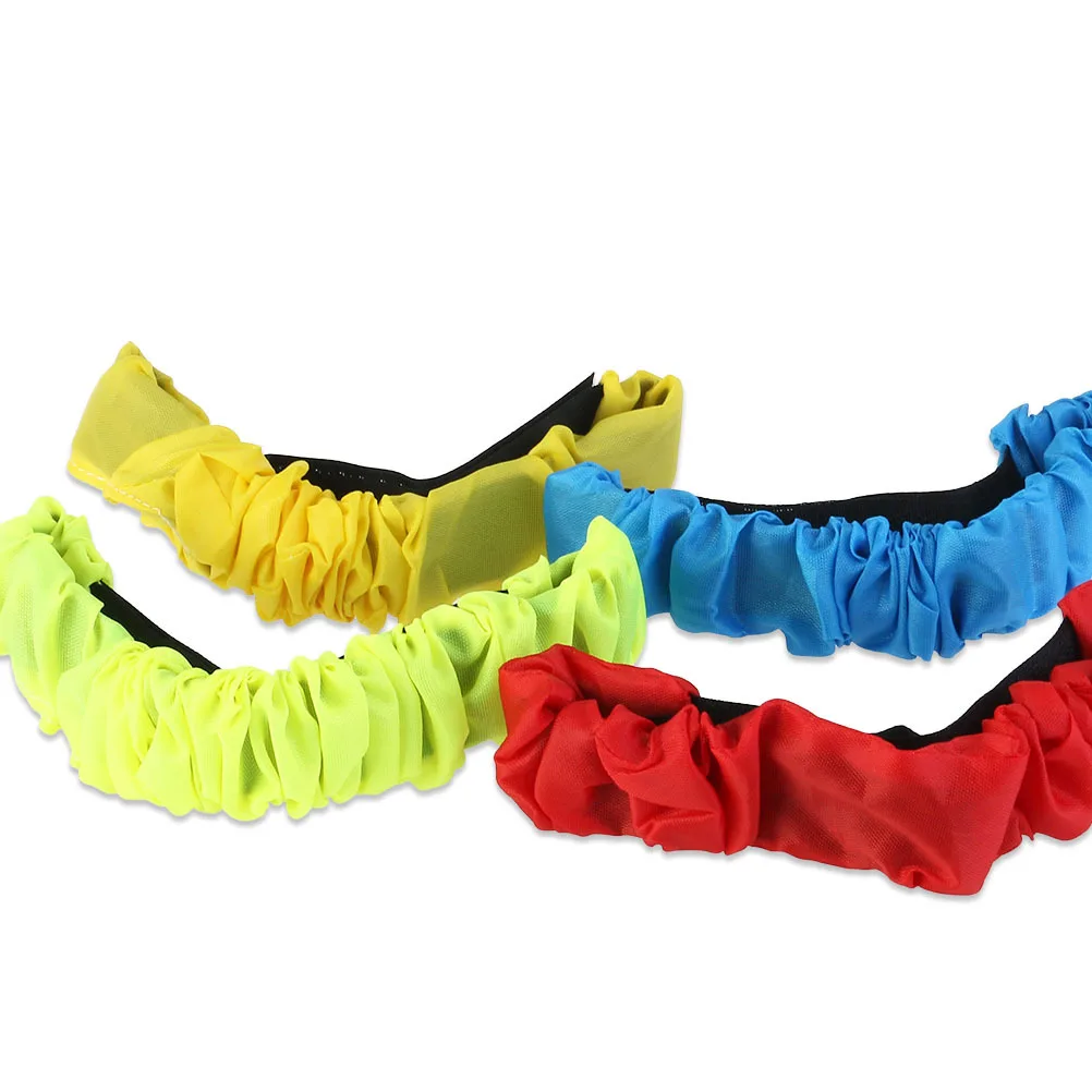 4 قطع من أشرطة القماش المرنة القابلة للتعديل لدعائم ألعاب السباق في الهواء الطلق كرنفال الجري المنافسة الرياضية #1