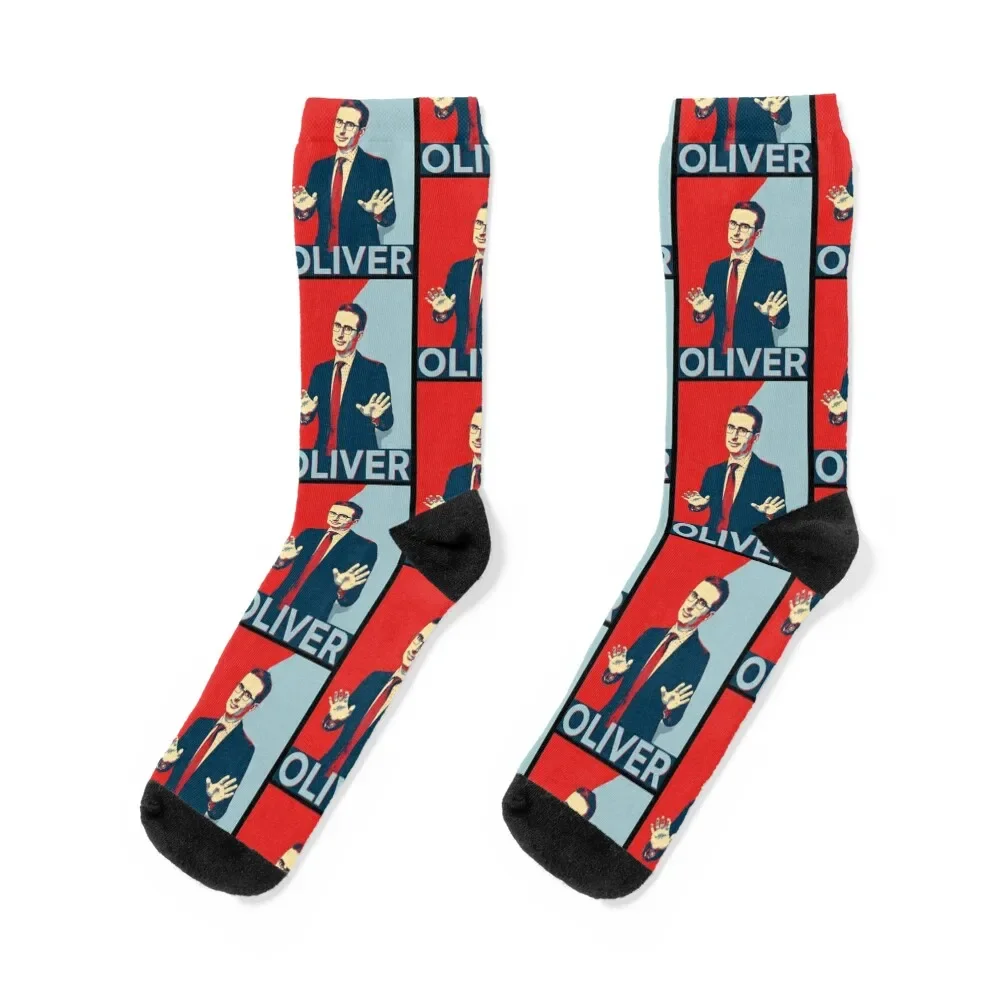 

John Oliver Retro Socks colored valentine gift ideas Designer Man Socks Women's