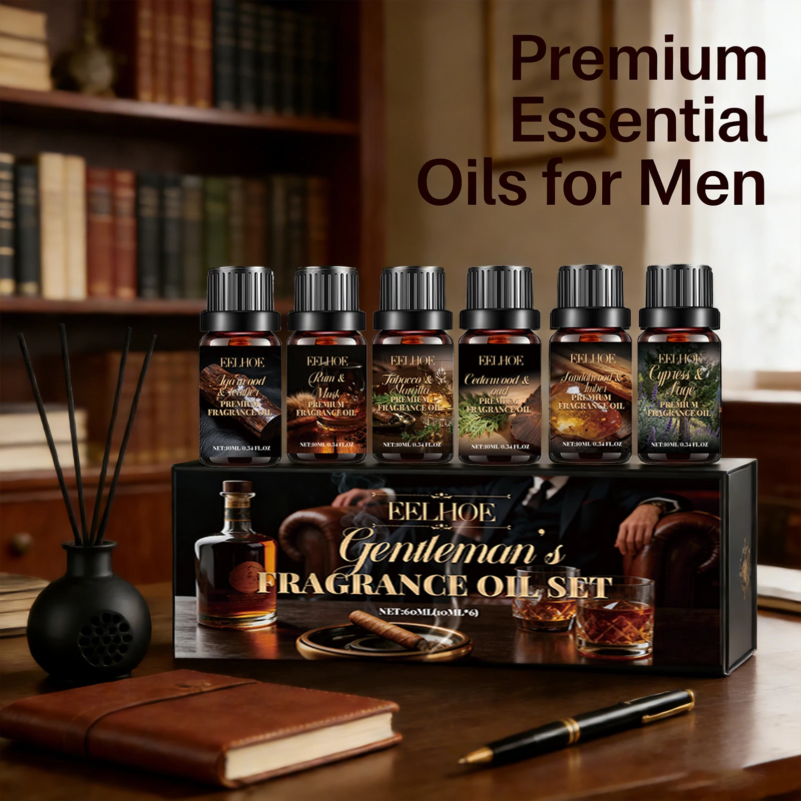 Aromatherapy Essential Oil Set Effectively Creating Fresh Atmosphere Freshing Indoor Air Relaxing Plant Fragrance Essential Oils