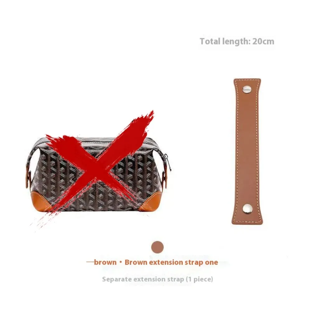 Picture 3: Handle Bag Extended Shoulder Strap for Goyard Bowling 25 Toiletries Bag Shoulder Replacement Strap Bag Modification Accessories