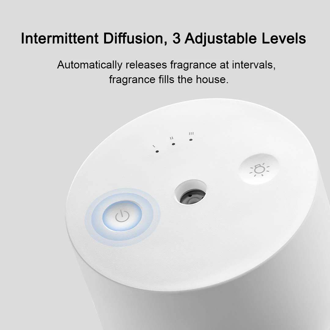 MIJIA Smart Scent Diffuser 2, Sealed Bottle, 2 Scents Wood Tea & Lychee, Aroma Diffusers 135 mL, 3 Levels, 60 Days Use, Type‑C image 4