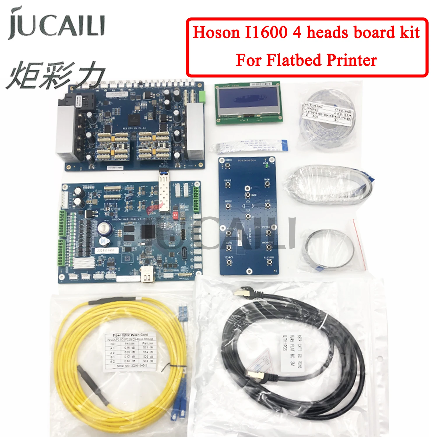 

Планшетный УФ-принтер Jucaili Hoson с 4 головками I1600, комплект платы для Epson I1600, комплект печатающей головки для планшетного принтера Eco Solvent/UV
