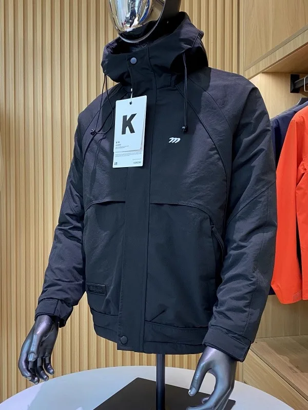 في الهواء الطلق ex فضفاضة تناسب مقنعين القطن Jaet الخريف الشتاء ركاب ودية Faionable ألياف البوليستر ملء معطف دافئ