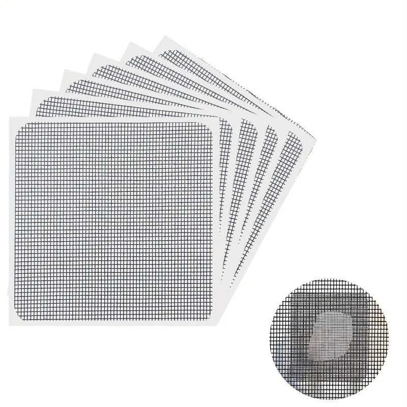 40-10pcs Window Screen Repair Stickers Tape Adhesive Anti Mosquito Door Mesh Patch Tape Broken Holes Repair Screen Wall Patch