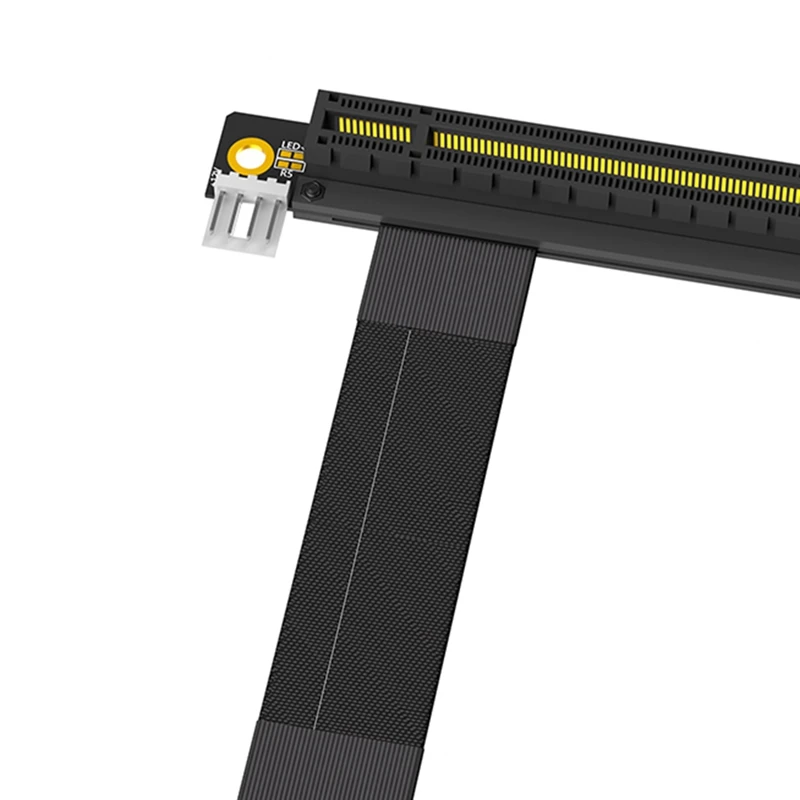M.2 NGFF Key M To Pcie 16X Graphics Card Riser Adapter Card, Nvme To PCI-Express 16X Extension Cable(Left Direction)