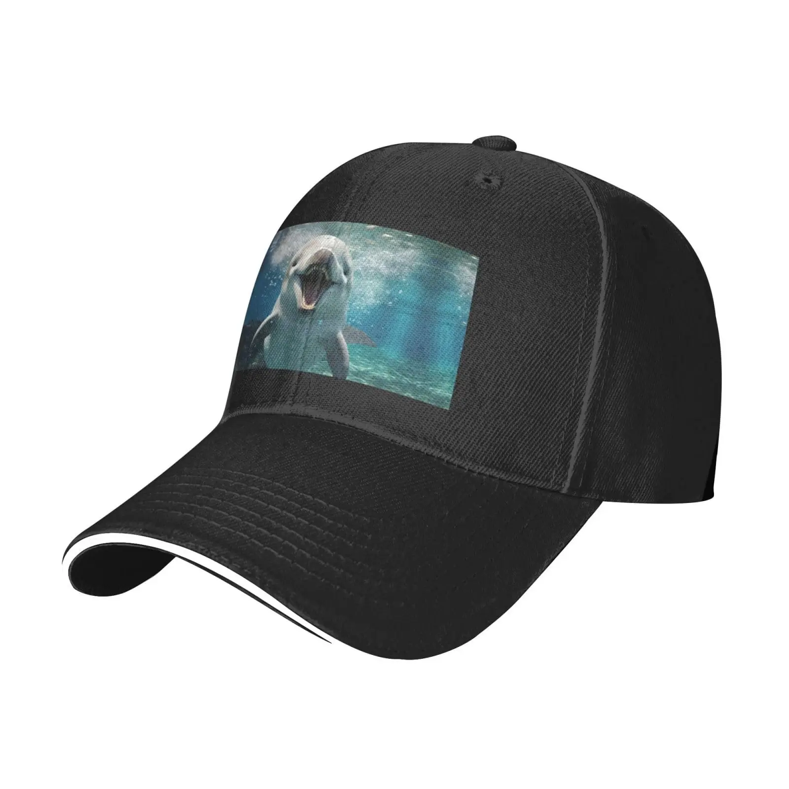 Gorras de béisbol con estampado de delfín de Animal divertido, sombrero de camionero ajustable, sombreros clásicos, sándwich informal, hombres y mujeres