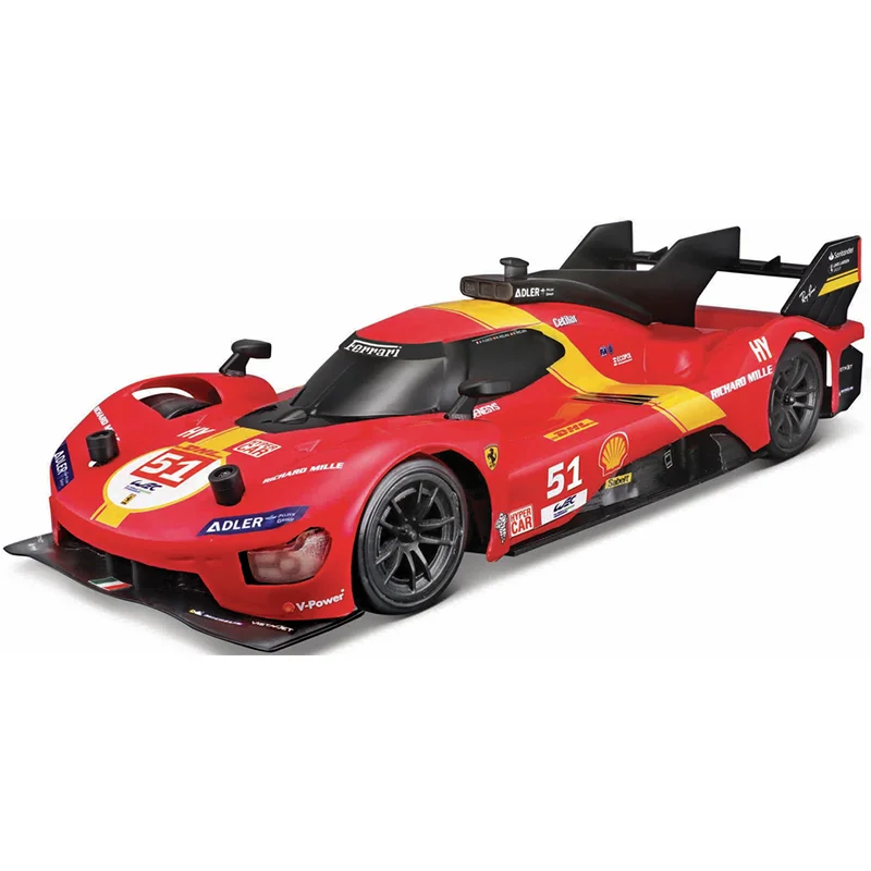 Auf Lager Stärke 1:16 Rc Ferrari 499p # 51 Alpine A424 24-H Le Mans 2,4 GHz ferngesteuerte Automodelle Simulation Miniatur Spielzeug Geschenk