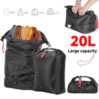 Bolsa de almacenamiento de compresión al vacío, bolsa de equipaje impermeable portátil de gran capacidad, bolsa de ropa a prueba de polvo, viaje de negocios