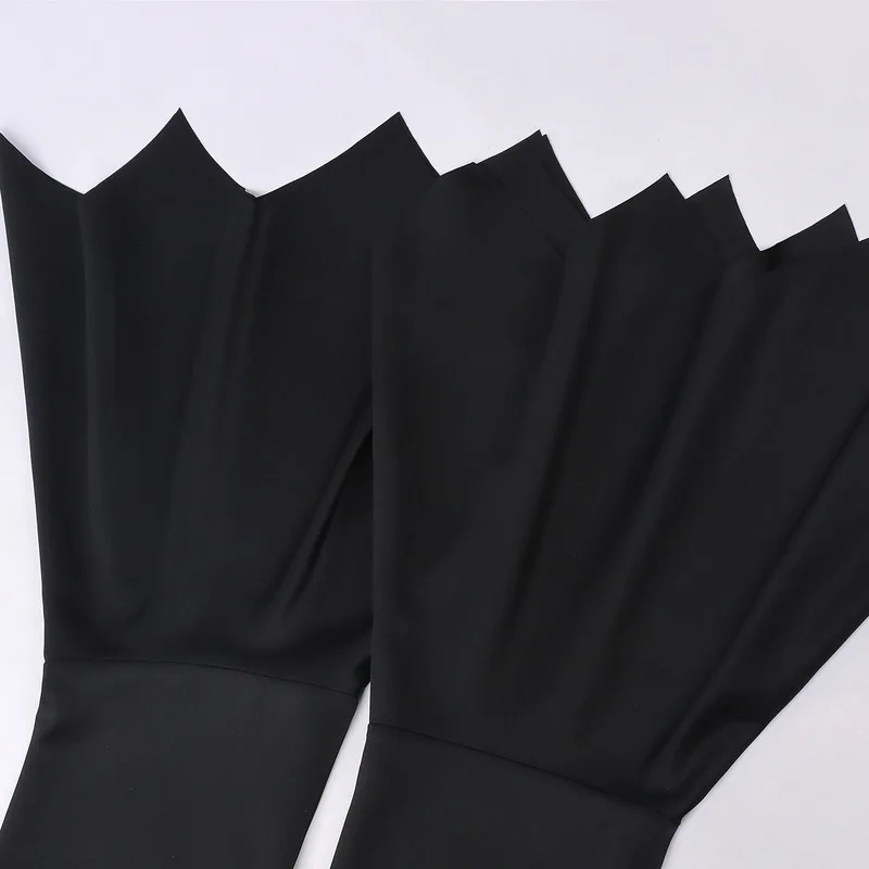 Vestido Longo QICHE com Tema Gótico de Vampiro para Mulheres, Vestido Maxi que Cobre o Chão, Traje para Festa de Halloween no Outono