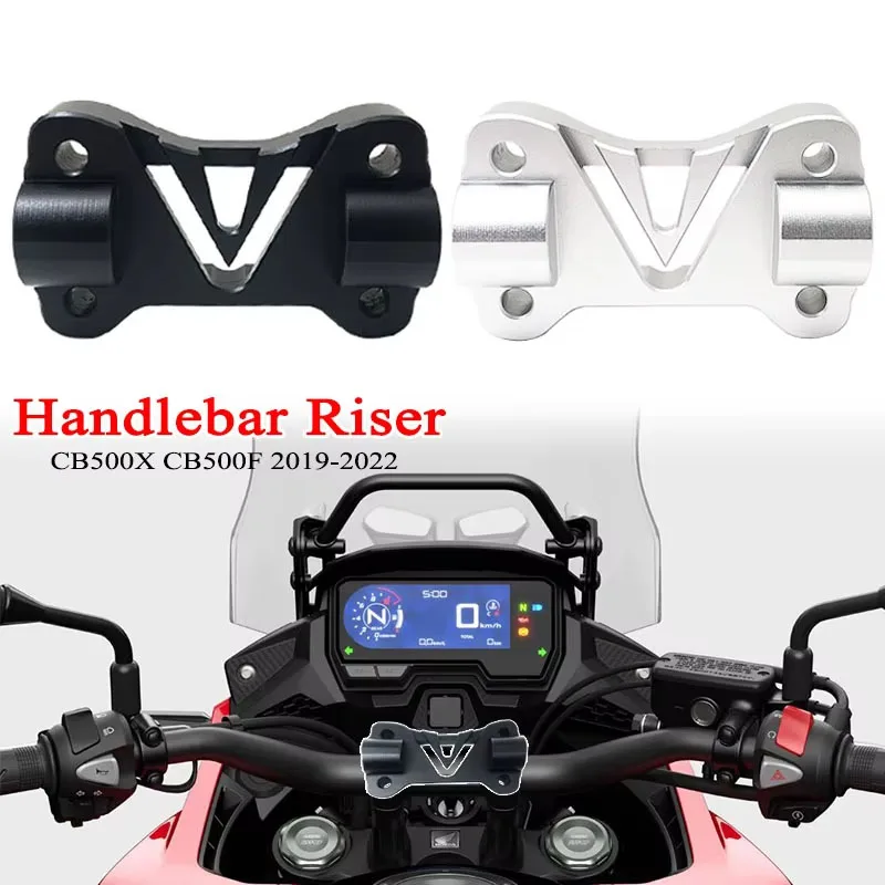 Motorcycle Handlebar Riser UP Rear Shift Support Bar Handlebar Riser Mounting Clip Fit For Honda CB500X CB500F CB 500X 2019-2022