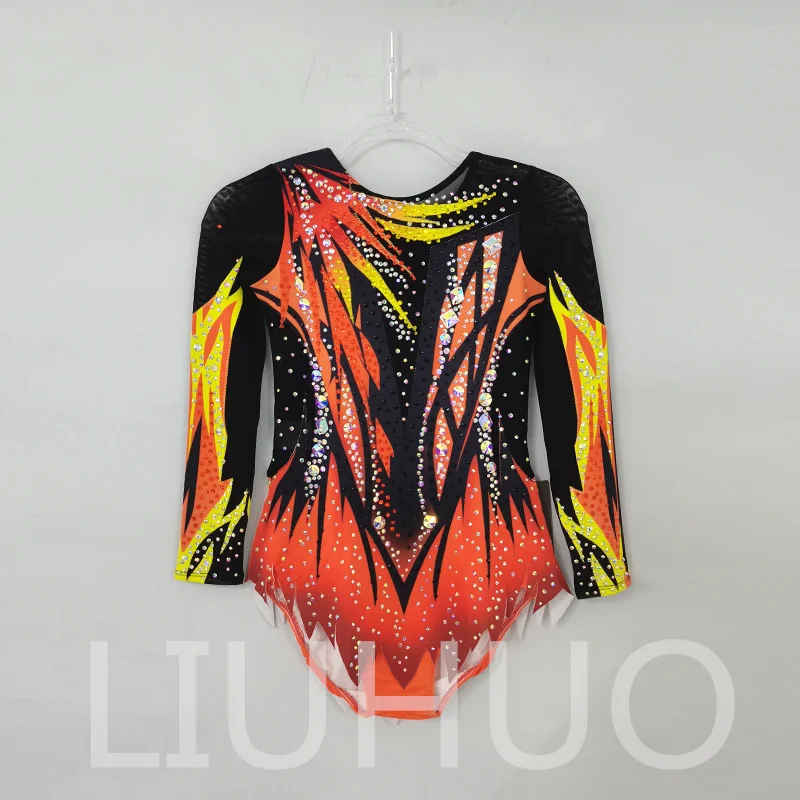 

LIUHUO Rhythmic Gymnastics Leotard Competitive Cheerleading Performance For Children