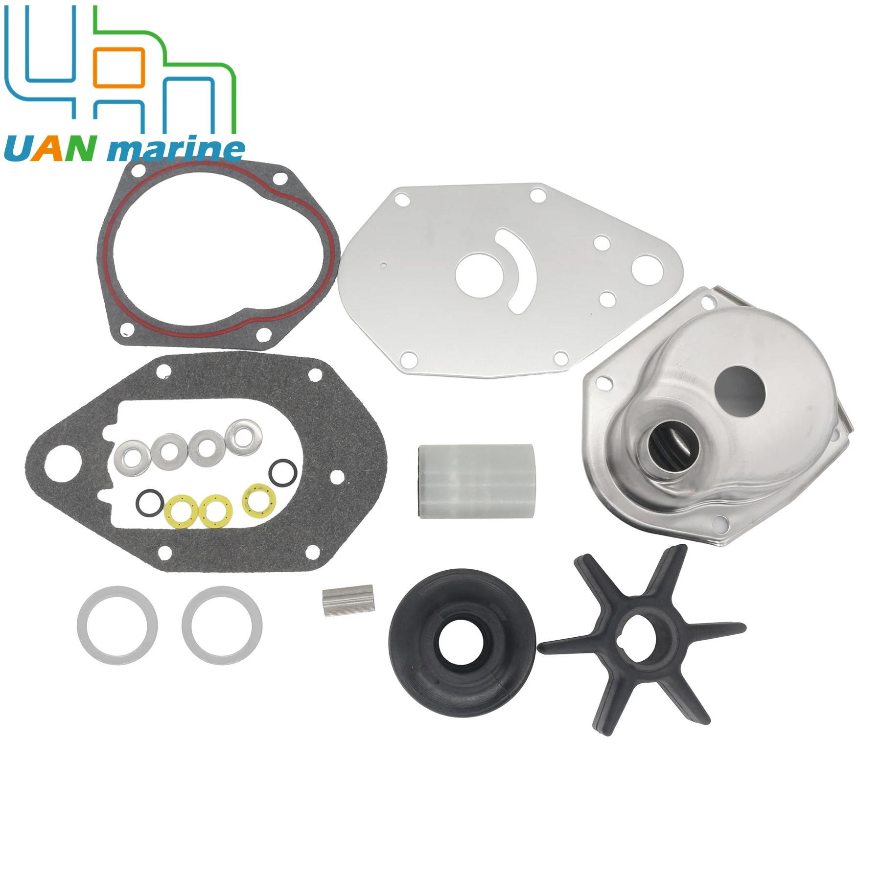 

46-812966A11 Boat Motor Water Pump Impeller Kit for Mercury Mariner 30 To 60 HP 4-Stroke Outboard Engine Replaces 46-812966A12