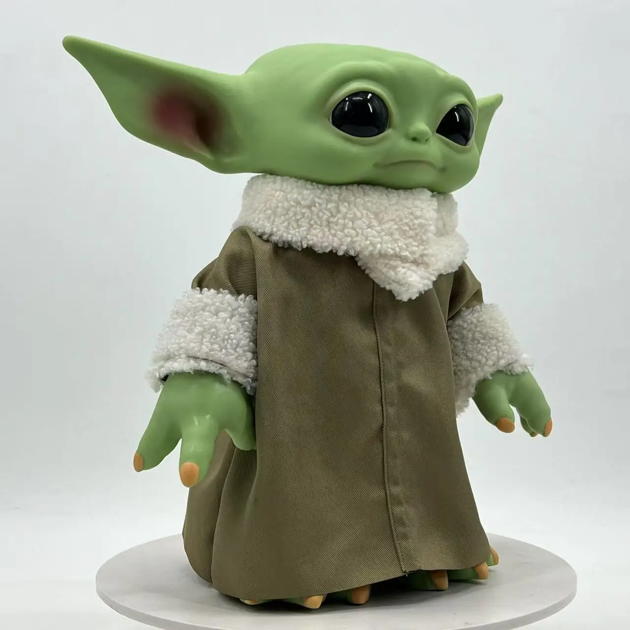 New Star Wars 28cm Pvc Yoda Figure Grogu Plush Action Figure Toys Yoda Baby The Mandalorian Anime Dolls Gifts Adults Cute Model - view 4