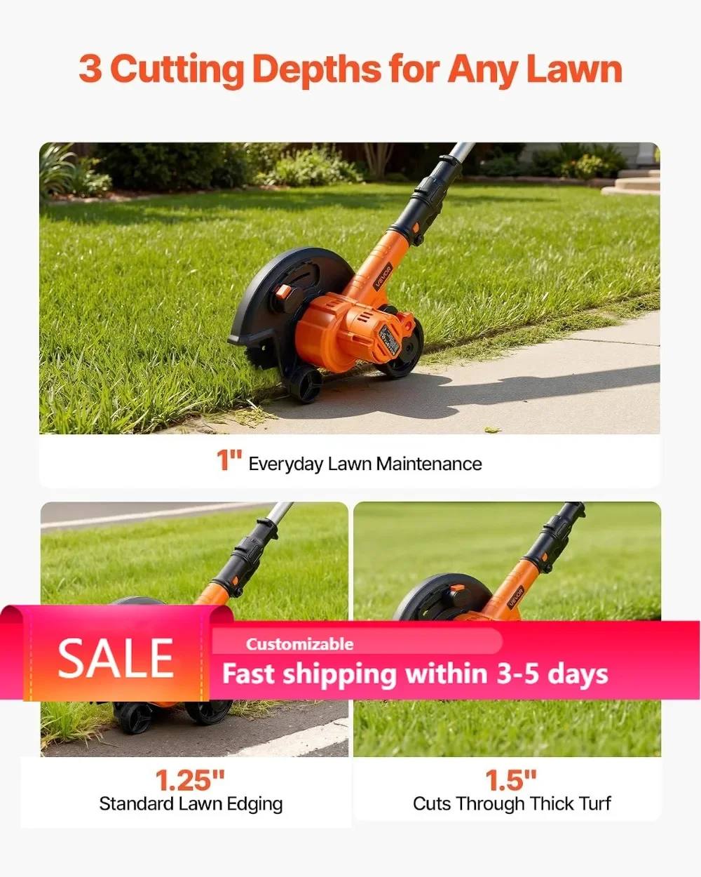 Cordless Lawn Edger 8.8