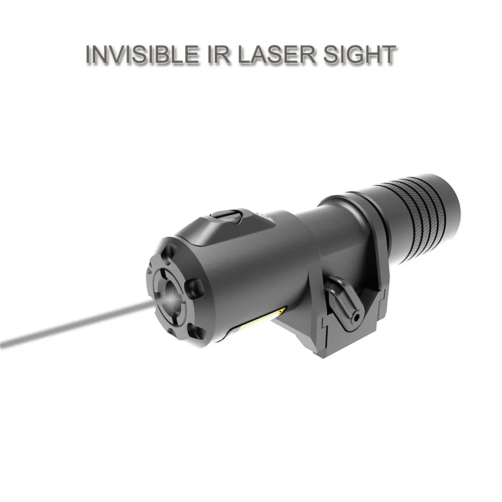 

Laserspeed-Invisible Infrared IR Laser Sight, Adjustable Power for Rifle with Pressure Switch