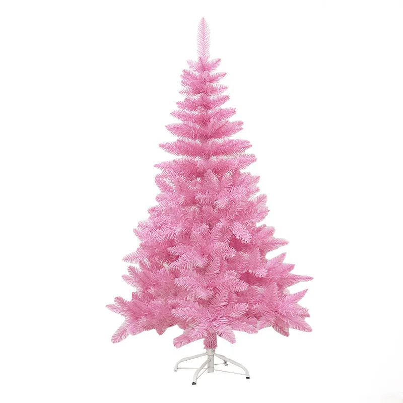 Christmas Tree Pink Rose Red Artificial Christmas Tree Crafts Party Decorations Window Ornaments Gift For Living Room