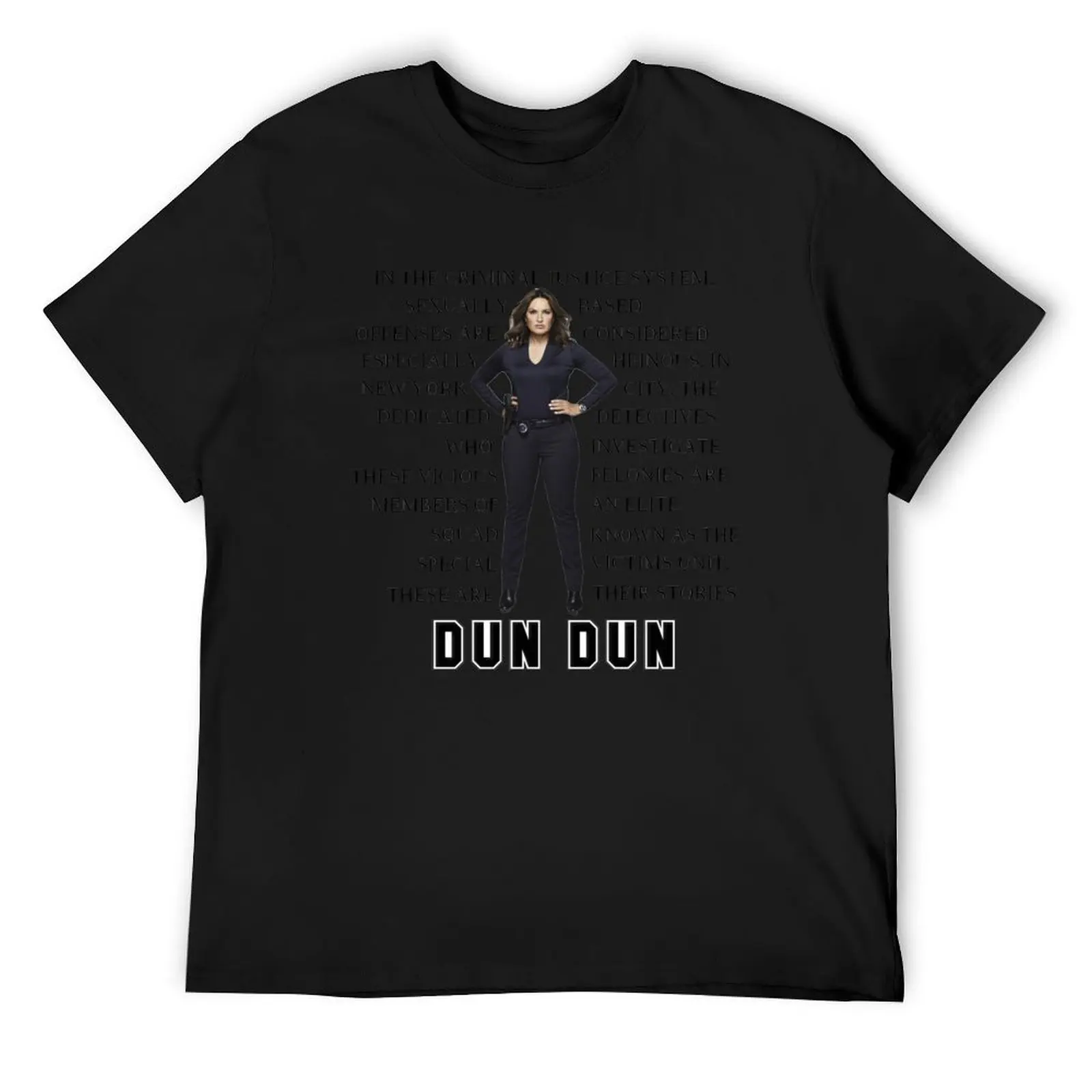 SVU Intro with Benson T-Shirt shirts graphic man clothes graphics basketball graphic tees plain black t shirts men