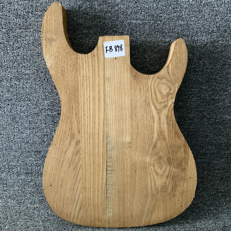 

FB898 Raw Materials Solid Ash for 6 String Electric Guitar DIY Right Hand Version Custom Order Replace Parts