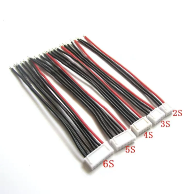 

JST XH 2.54mm Female Socket Lipo Battery Balance Wire Extension Charger Plug Connector 22AWG Silicone Cable 1/2/3/4/5/6/7S