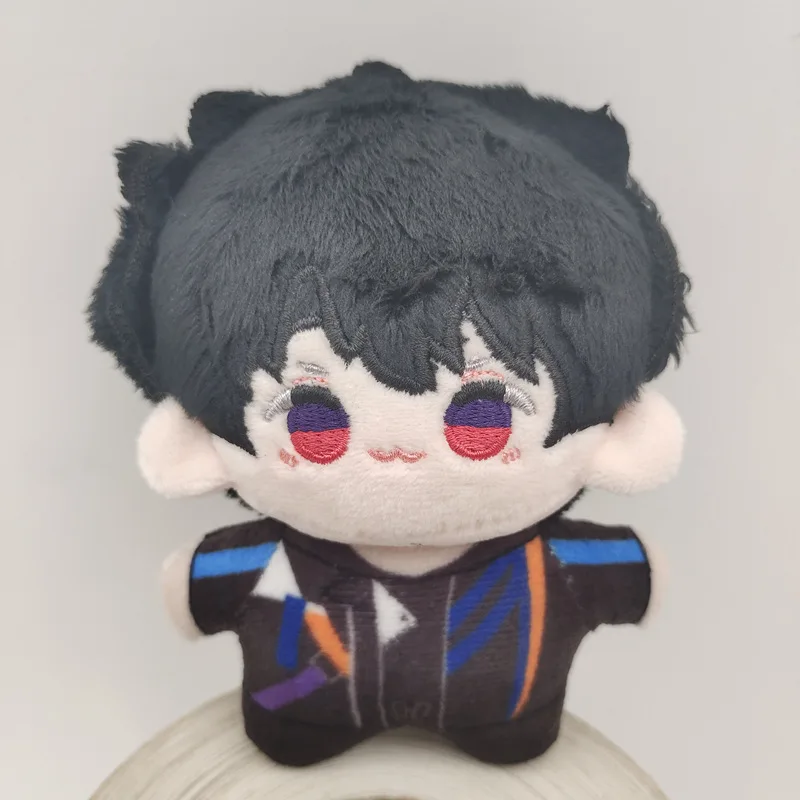 Niedlicher Anime Love and Deepspace Caleb Soft Body Baumwollpolsterung Plüschtier 10CM Anhänger Rucksack Schlüsselanhänger Geburtstagsgeschenk Weihnachten