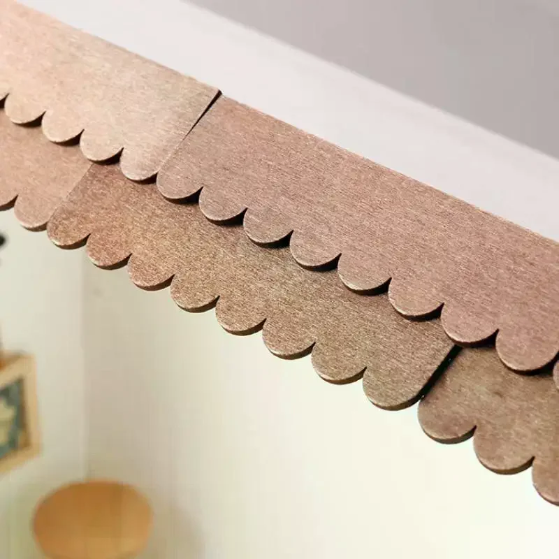 12Pcs Puppenhaus Holz Dach Fliesen Schindeln Traufe Modell Puppenhaus Micro Bau Requisiten Puppen Haus Pretend Spielen Spielzeug