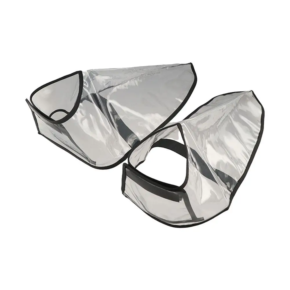 

Hairdressing Hairdresser Salon Shoe Covers Transparent Haircut Stylist Shoe Covers Adjustable Waterproof